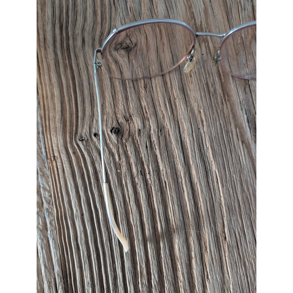 Vintage Eyeglasses Anita RS Windsor Aviator Round Gold Metal Half Rim Oversized - Picture 15 of 16